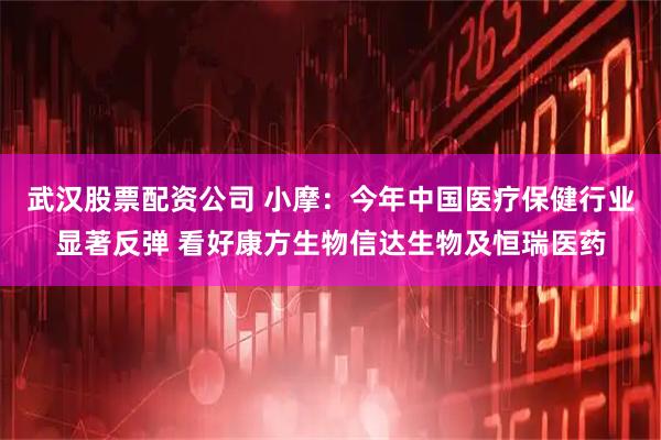 武汉股票配资公司 小摩：今年中国医疗保健行业显著反弹 看好康方生物信达生物及恒瑞医药